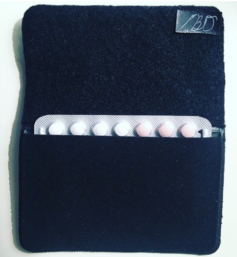 Birth Control CaseTurquoise Birth Control CasePill Etsy