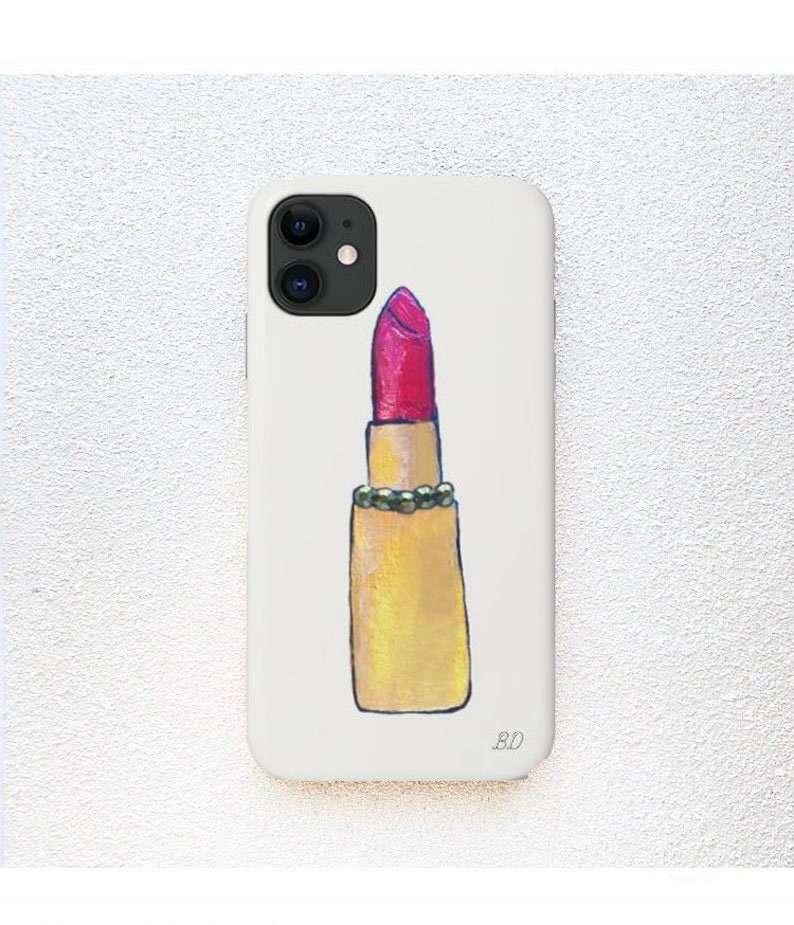 Lipstick Cellphone Case iphone 11 Cellphone Case Lipstick Etsy