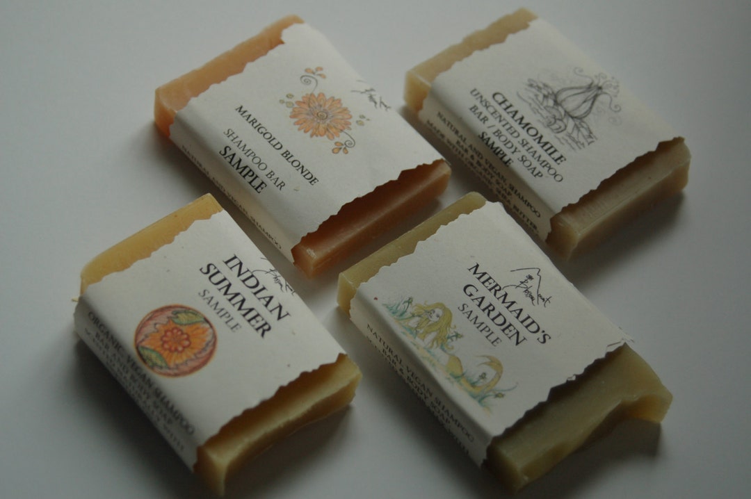 Shampoo Bar Sample / Trial Size Bars 1 Oz Each for All Hair Etsy