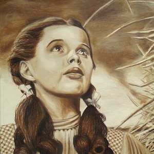 Original Dorothy Gale Art: Wizard of Oz Colored Pencil Drawing