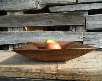 Wedding gift Natural bowl Anniversary gift Art Wood serving bowl Wood bowl Hand carved wood bowl Wooden Kitchen gift Ash Wood bowl