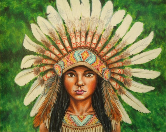 Print: Native American Girl, Spiritual Wall Art, American Heritage Artwork, American  Indian Art, Nature Wall Decor, Tribal Wall Art - Etsy