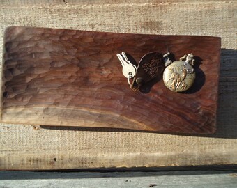 Hand Carved wood tray, Large wood tray, Walnut wood tray, Long wood tray, Black walnut tray, Wooden tray, Rectangle wood tray, Wood tray