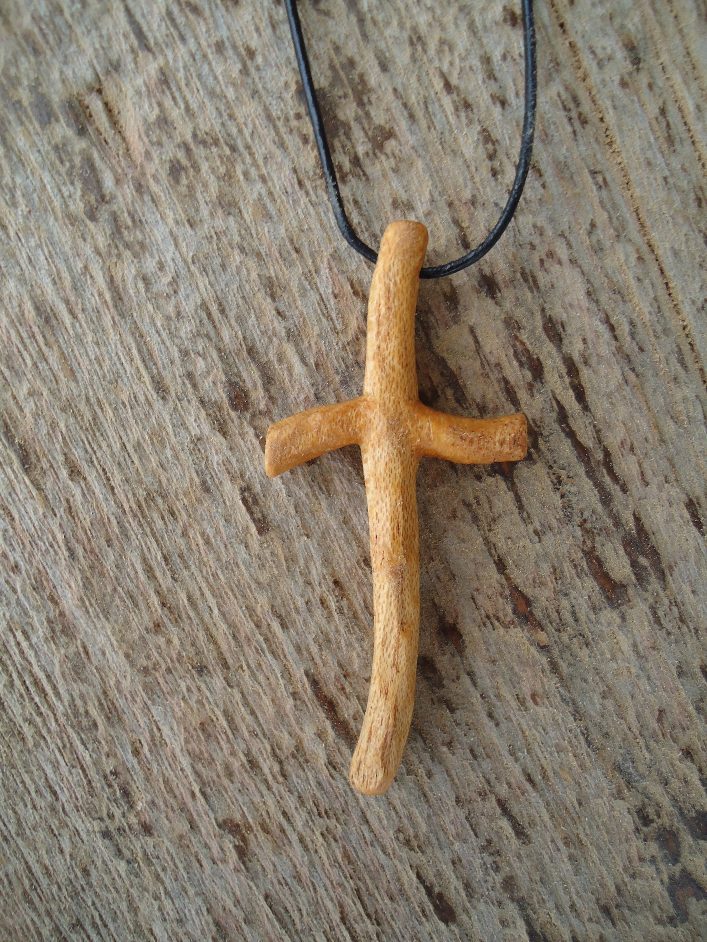Small Rustic Wooden Cross of Jesus Christ: Christian, Catholic, Hand Made  Carved Wood, Necklace, Jewelry, Cross Pendant, Male Female - Etsy