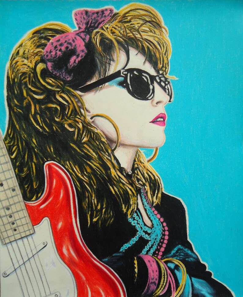 Rockabilly Rockabilly gift Sing Street Rock n Roll illustration Rock N Roll gift Wall decor Pop Rock art Punk art Music art Artwork