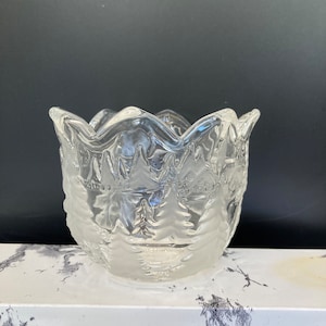 MIKASA Holiday Lights Christmas Story  Crystal Votive Candle Holder Tea Light with Box