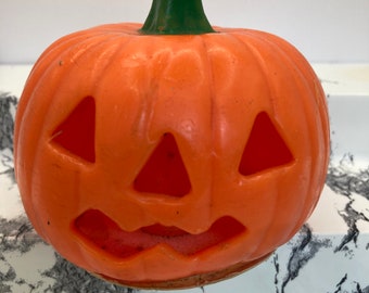 Halloween Jack-o-Lantern Gurley Candle 4 Inches Vintage 1960s