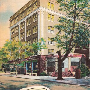 Flushing, Long Island New York Carte postale Hôtel Sanford Vers 1950
