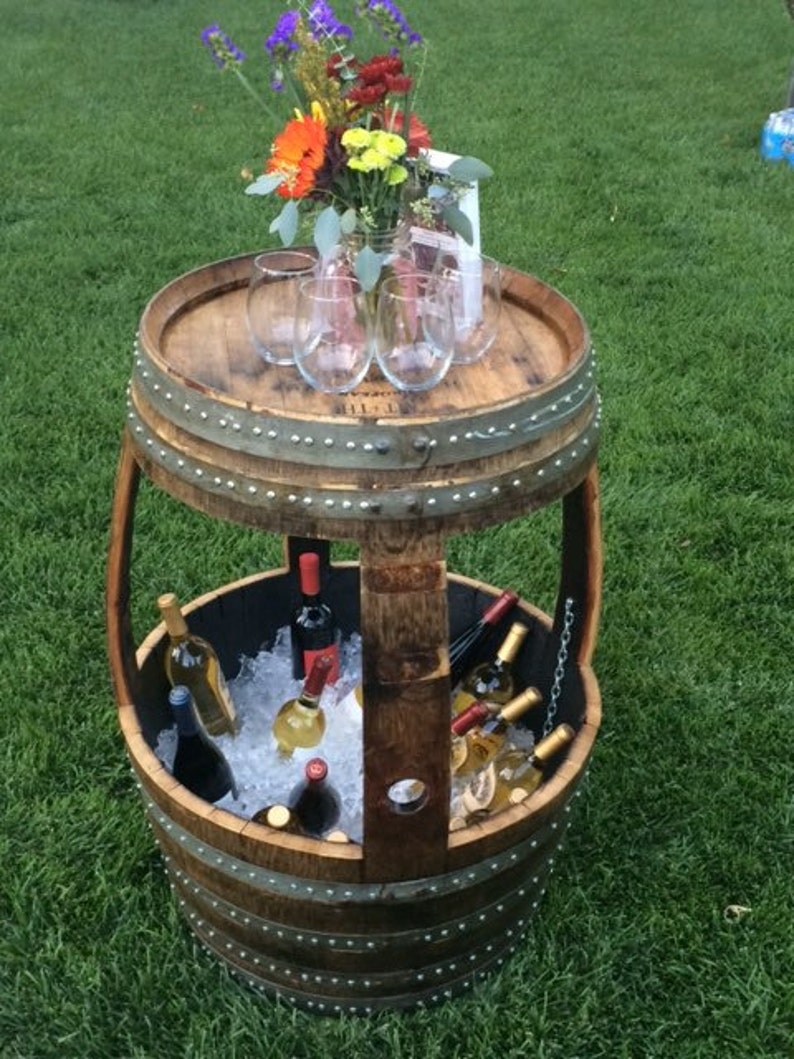 Cocktail Table Ice Chest Etsy