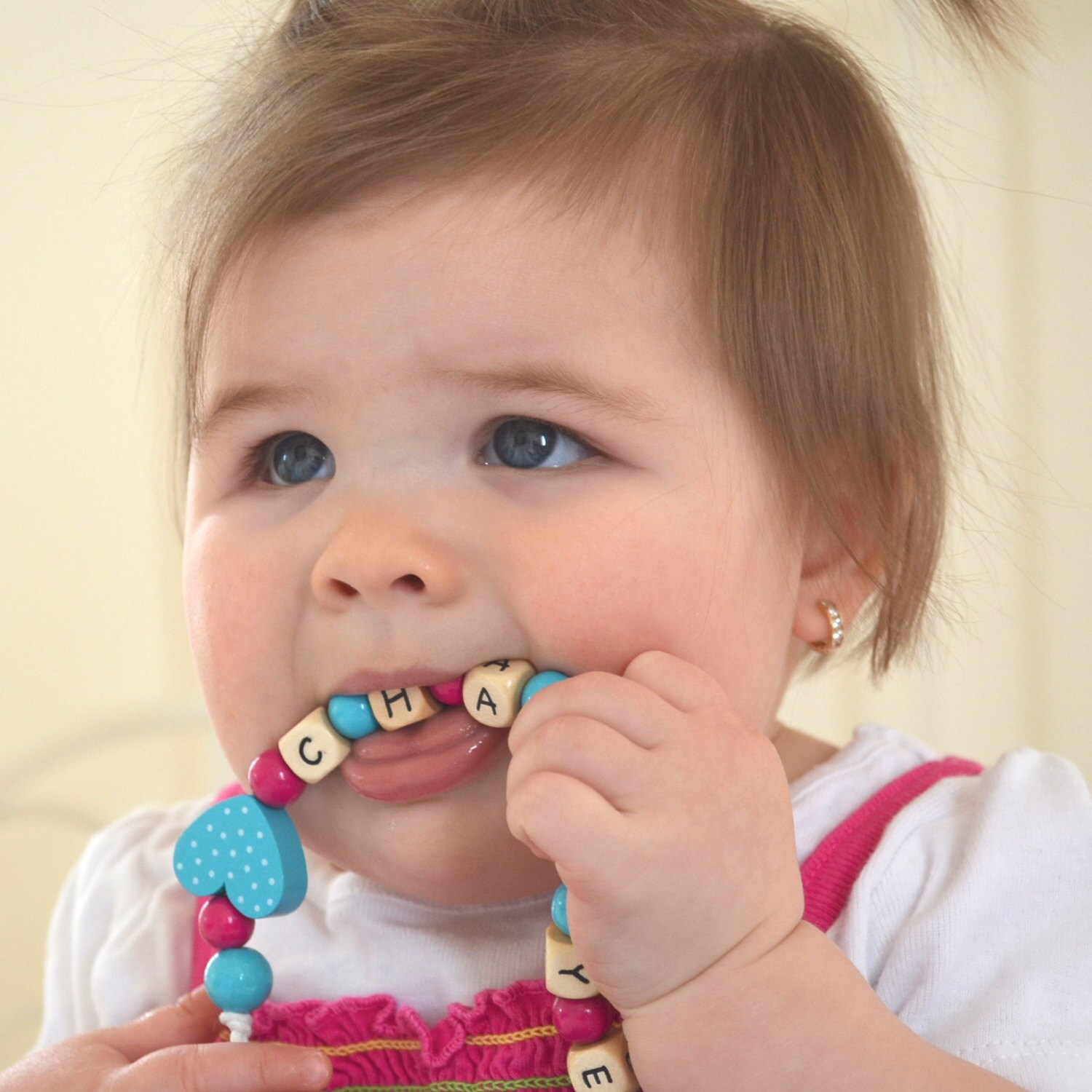 Pacifier clip personalized name pacifier clip beaded Etsy