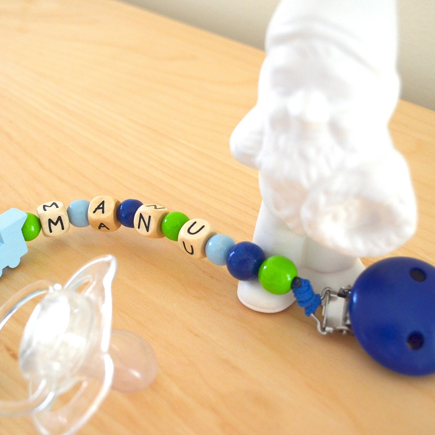 Baby pacifier clip personalized name pacifier clip beaded Etsy