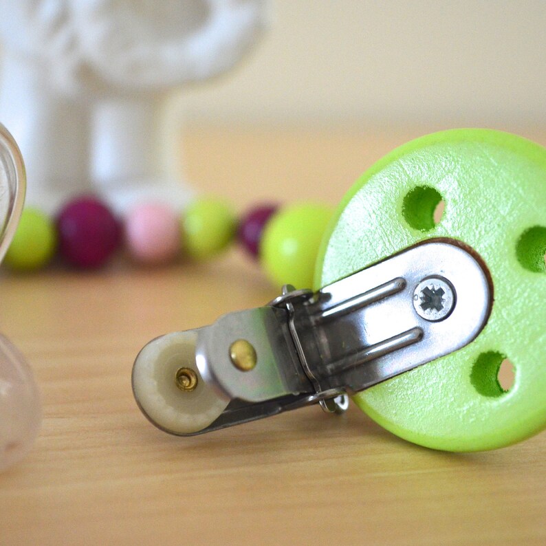 Baby pacifier clip personalized name pacifier clip beaded Etsy