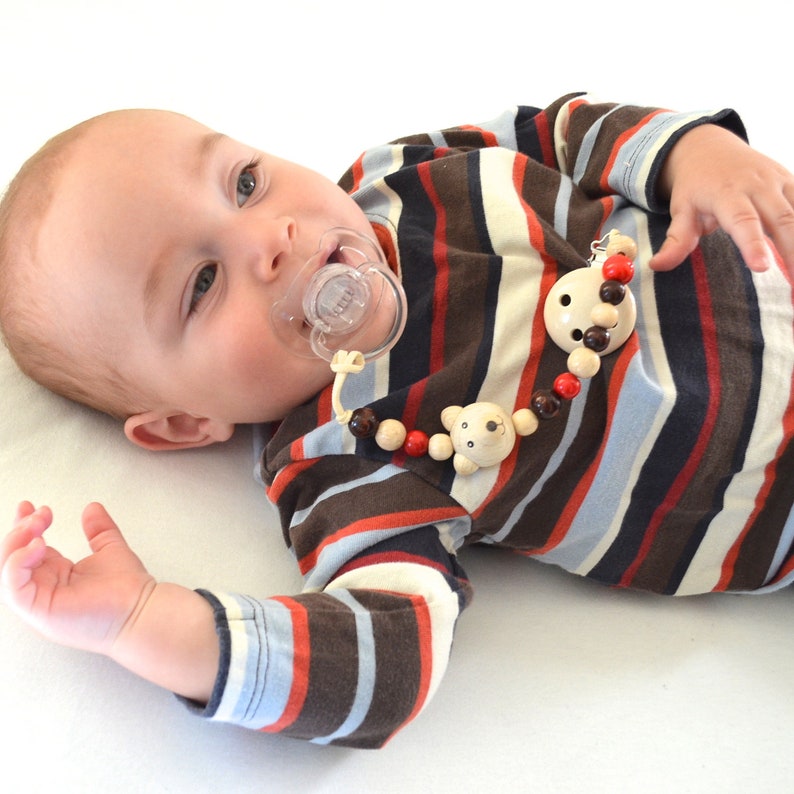 Pacifier clip beaded pacifier clip pacifier holder custom Etsy