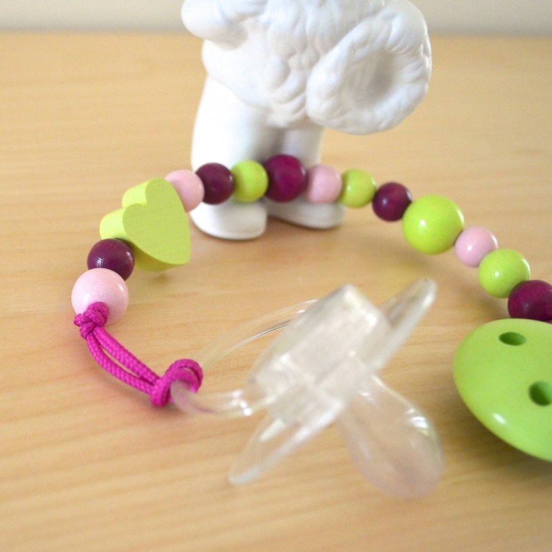 Baby pacifier clip personalized name pacifier clip beaded Etsy