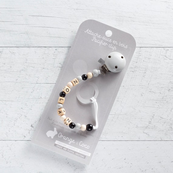pacifier clip personalized name