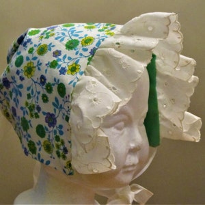 Baby girl sun bonnet