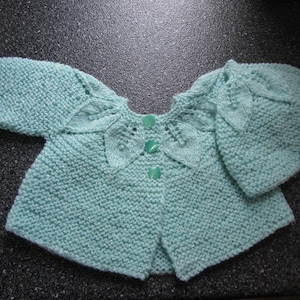 Preemie sweater set
