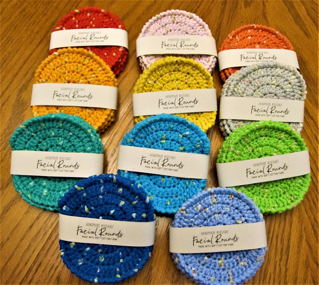 Crochet Cotton Face Scrubbies Etsy