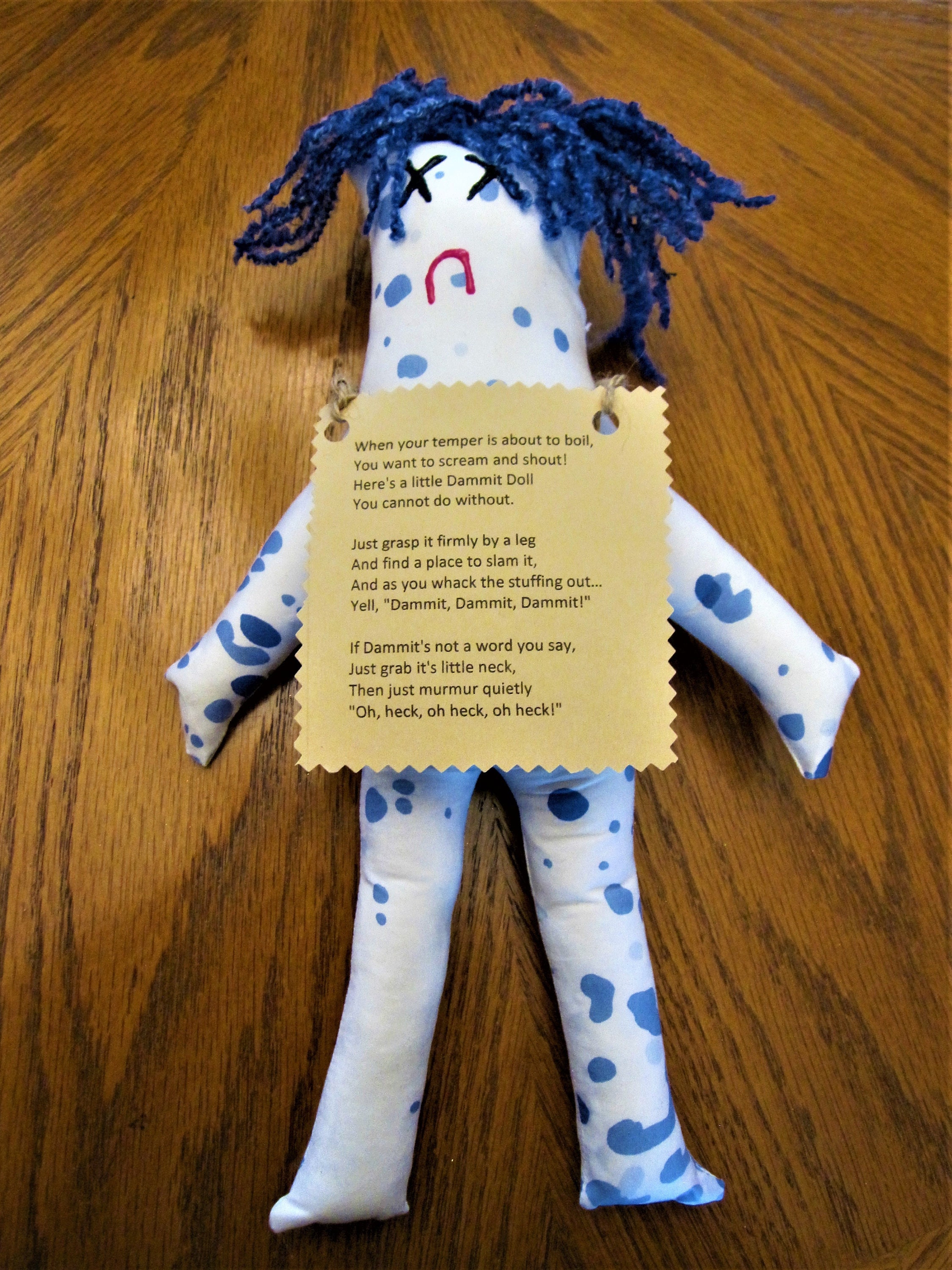 Handmade Dammit Doll 