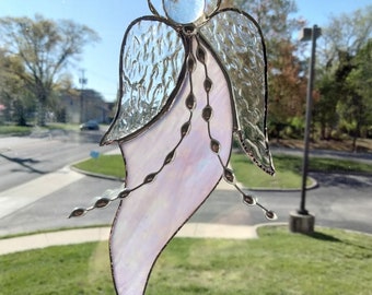 Stained Glass Angel Suncatcher