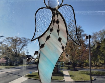 Stained Glass Angel Suncatcher