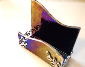 Stained Glass Business Card Holder