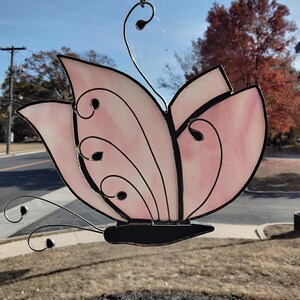 Stained Glass Butterfly Suncatcher
