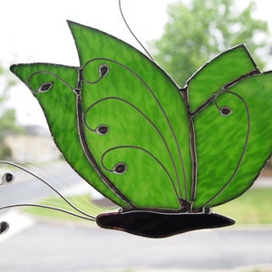 Stained Glass Butterfly Suncatcher