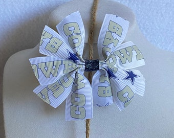 Cowboys Hair Bow