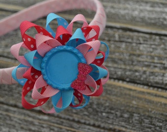 Video Game Girl Headband and Bow Set