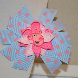 Pink Pig Hair Bow