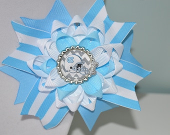 UNC Football Bow