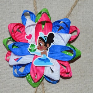 Princess and Frog Hair Bow