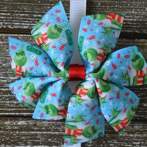The Grinch Hair Bow