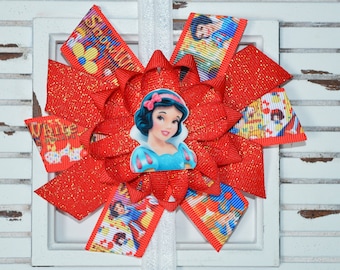 Snow White Hair Bow