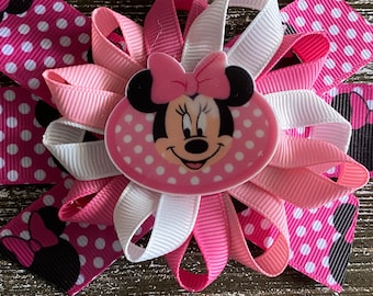 Pink Mouse Hair Bow