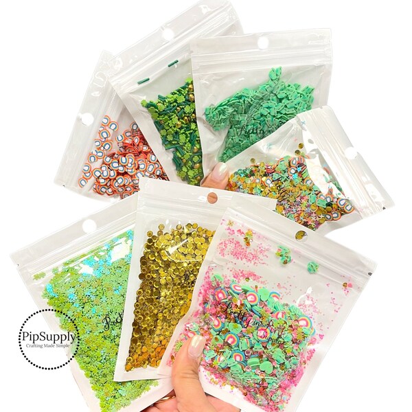 Glitter Polymer Clay Etsy