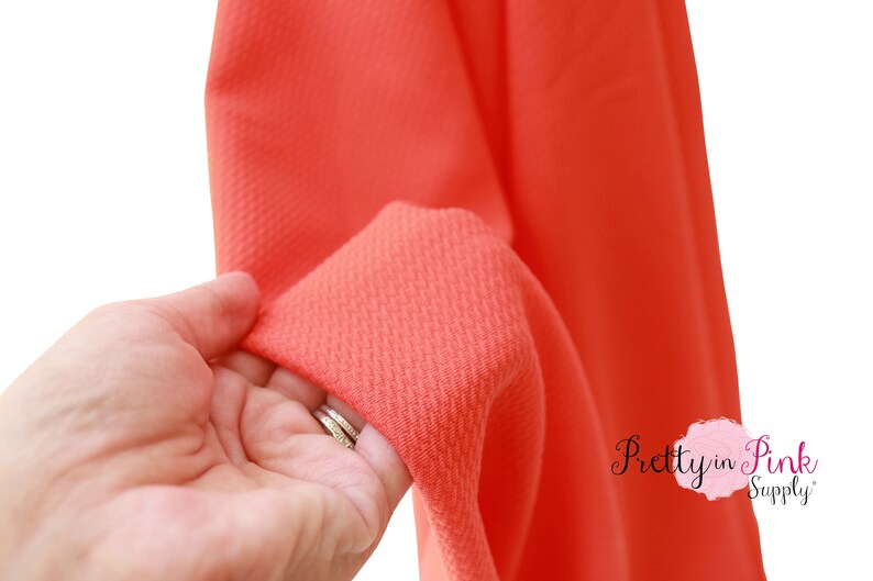 Liverpool Fabric 4 Way Stretch Fabric Stretch Fabric Blood Orange Solid Stretch Liverpool Fabric Craft Supply Head Wrap Supply