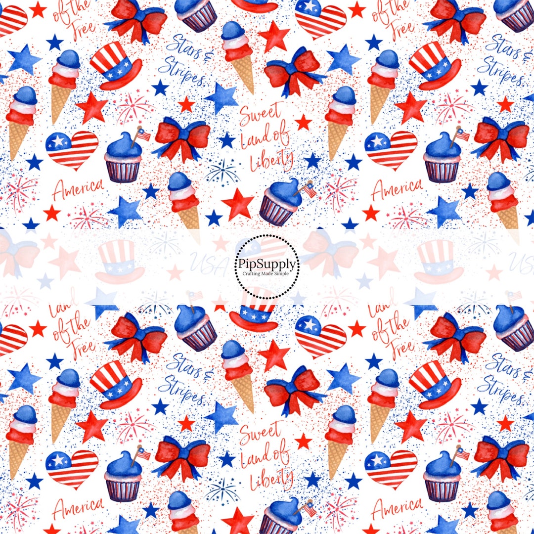 4th of july fabric by the yard
