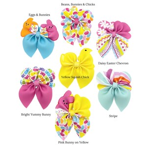 Ostern Süße Leckereien Formen Bubble Neopren Haarschleifen DIY Pips EXCLUSIVE Ostern Bubble Hair Bow Neoprenschleifen Bild 2