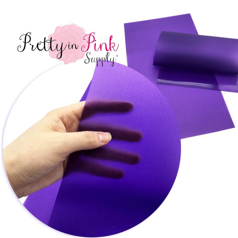 7.5 x 13 Waterproof Jelly Material-DIY Hair Bows .8mm Thick Shiny Textured Jelly Sheets
