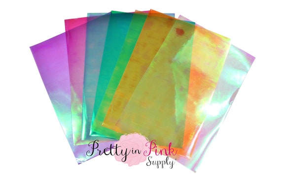 transparent iridescent jelly sheets 8 x 11 jelly sheets