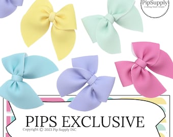 Spring Has Sprung Solid Sailor Neoprene Hair Bows - DIY - PIPS EXCLUSIVE - Neoprene Bows