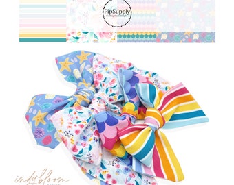 Indy Bloom - Sommerschleifen - No Sew Haarschleifen - MERMAID LAGOON Bow Streifen