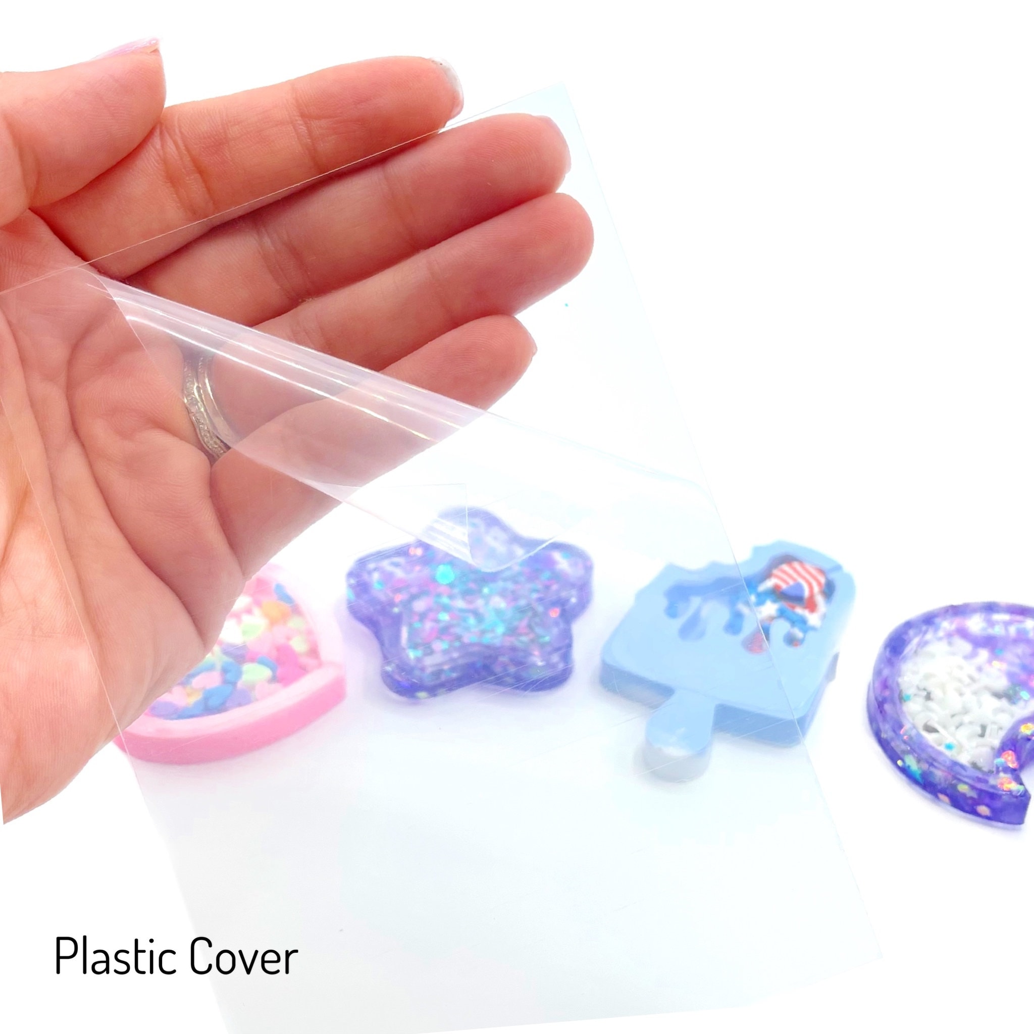 CRASPIRE DIY Doll Shaker Molds, Silicone Quicksand Molds,Resin
