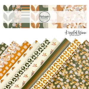 Krystal Winn - Faux Leather - AUTUMN JOY Faux Leather Sheets*