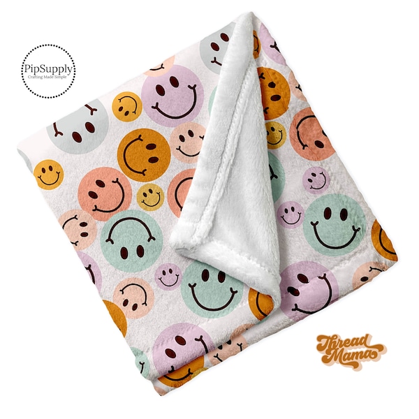 Personalized Smiley Face Blanket Etsy Australia
