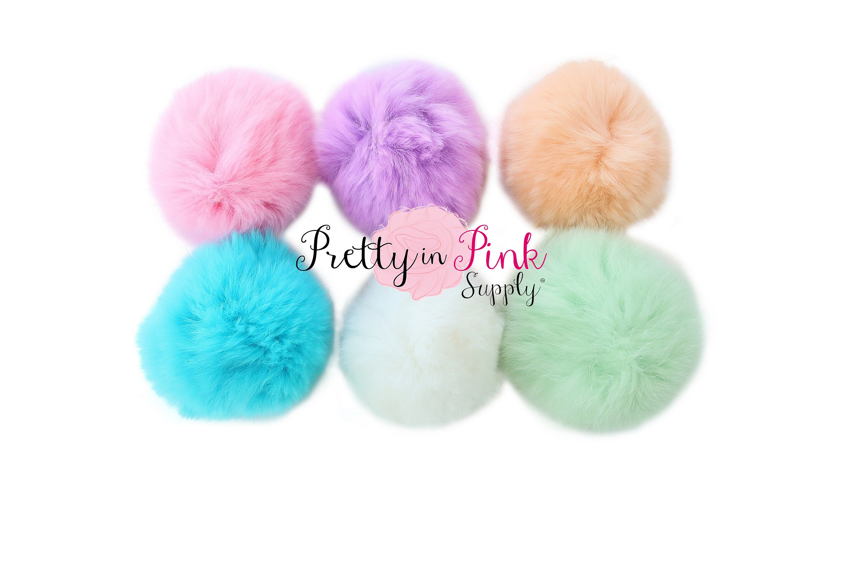Pom Pom Puff Fur BallDIY Craft SuppliesGirl Etsy