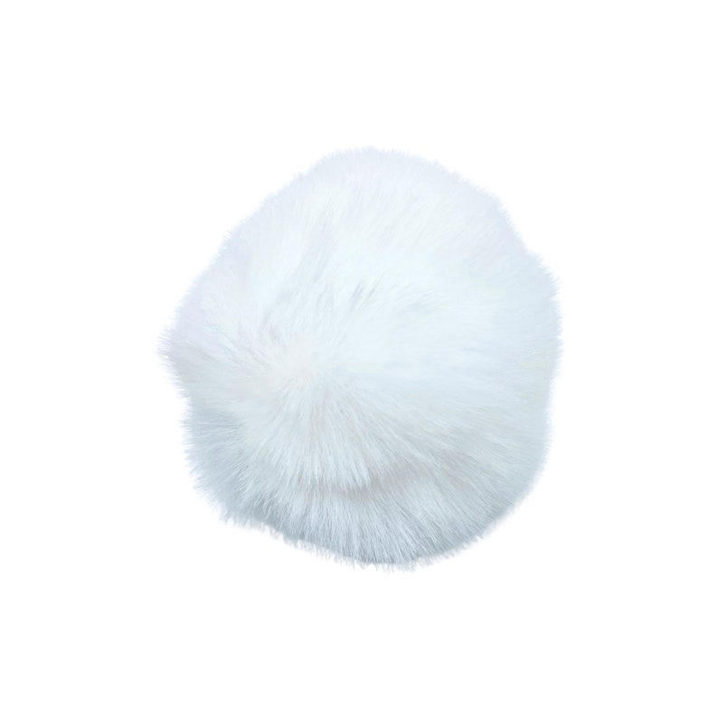 3 In. Pompom Puff Fur Ball Soft Bunny Tail DIY Craft Etsy