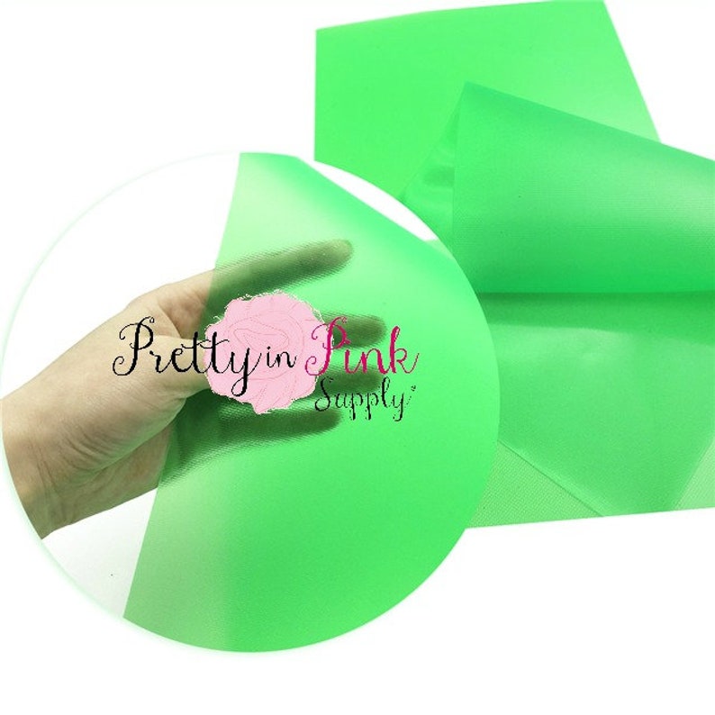 7.5 x 13 Waterproof Jelly Material-DIY Hair Bows .8mm Thick Shiny Textured Jelly Sheets
